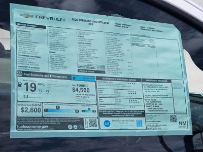 2026 Chevrolet Colorado WT