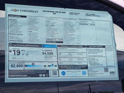 2026 Chevrolet Colorado WT