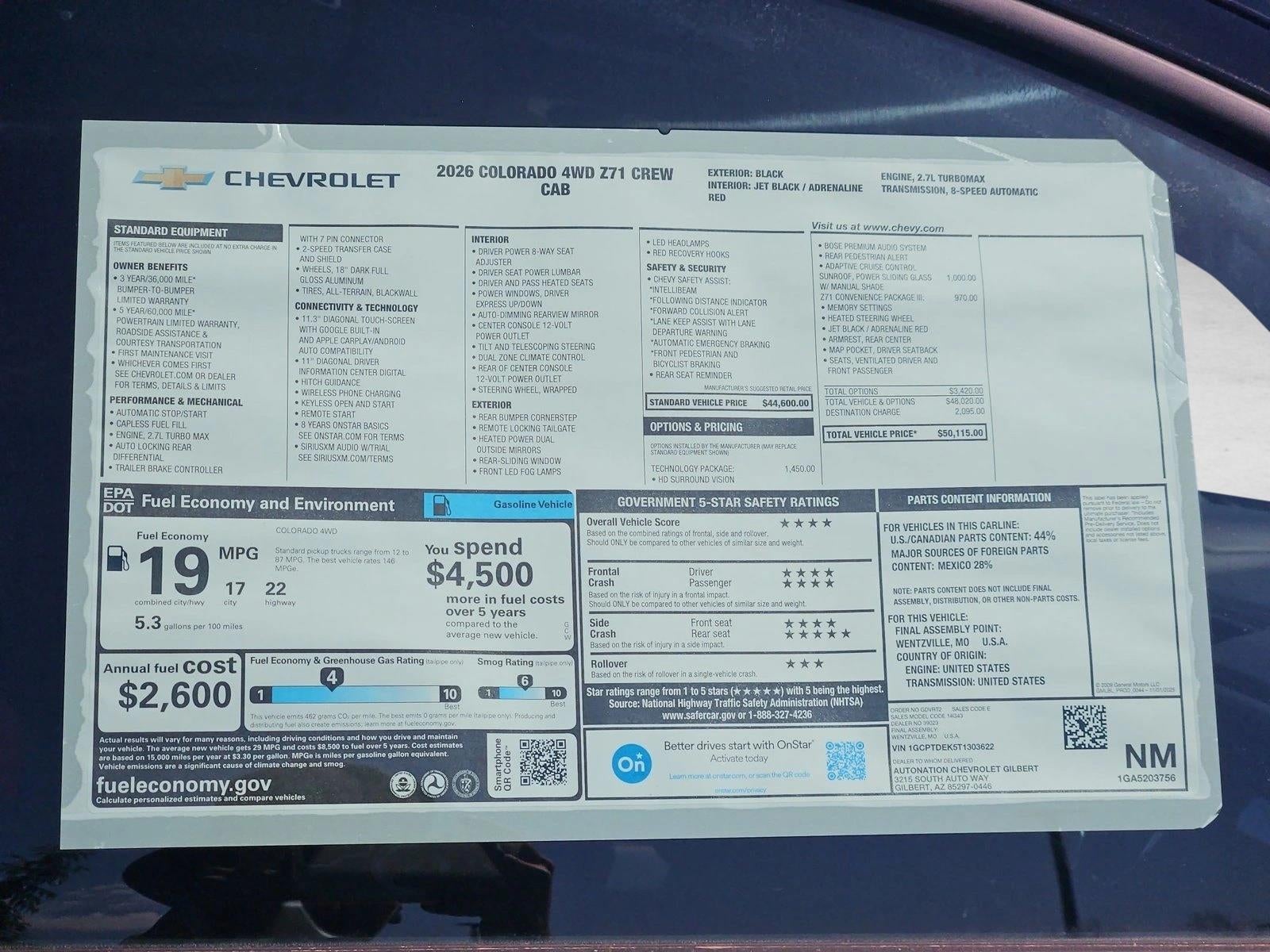 2026 Chevrolet Colorado Z71