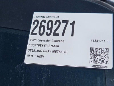 2026 Chevrolet Colorado ZR2