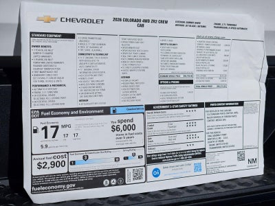 2026 Chevrolet Colorado ZR2