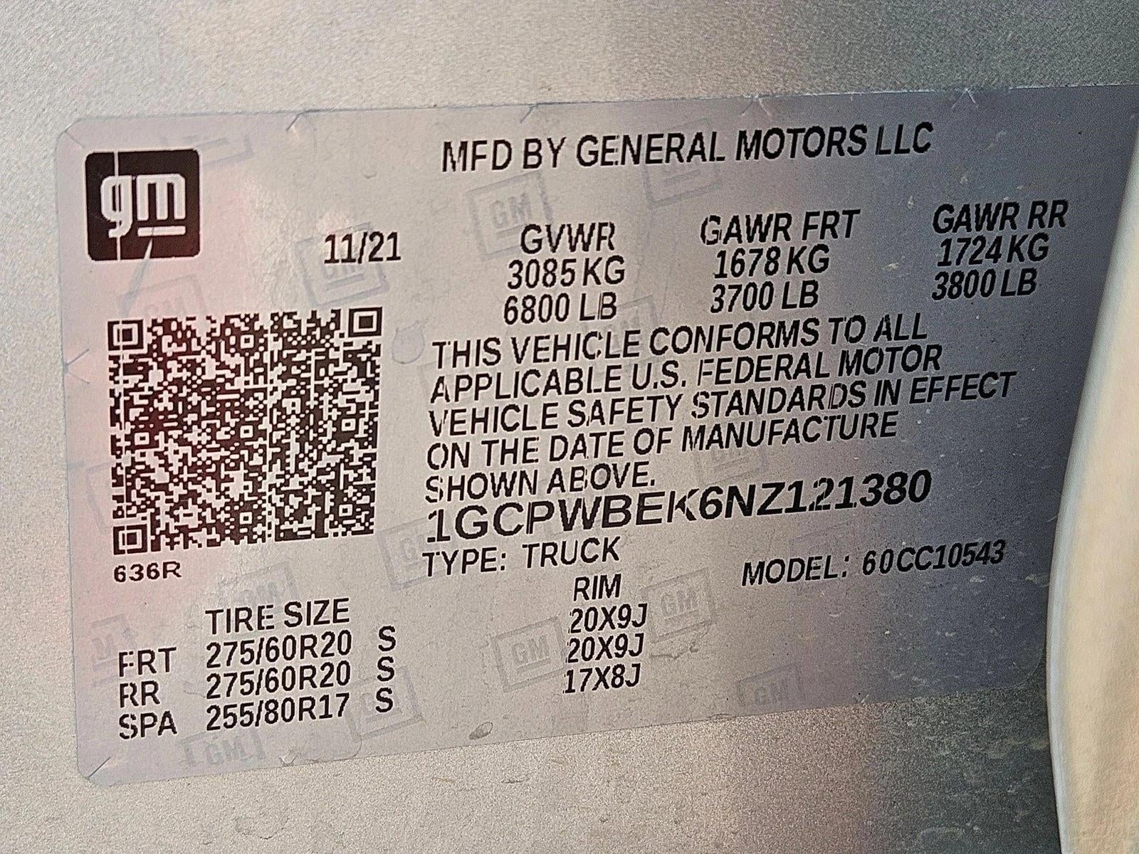 2022 Chevrolet Silverado 1500 LTD Custom