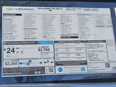 2026 Chevrolet Silverado 1500 LTZ