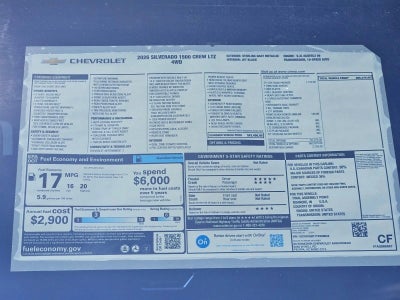 2026 Chevrolet Silverado 1500 LTZ