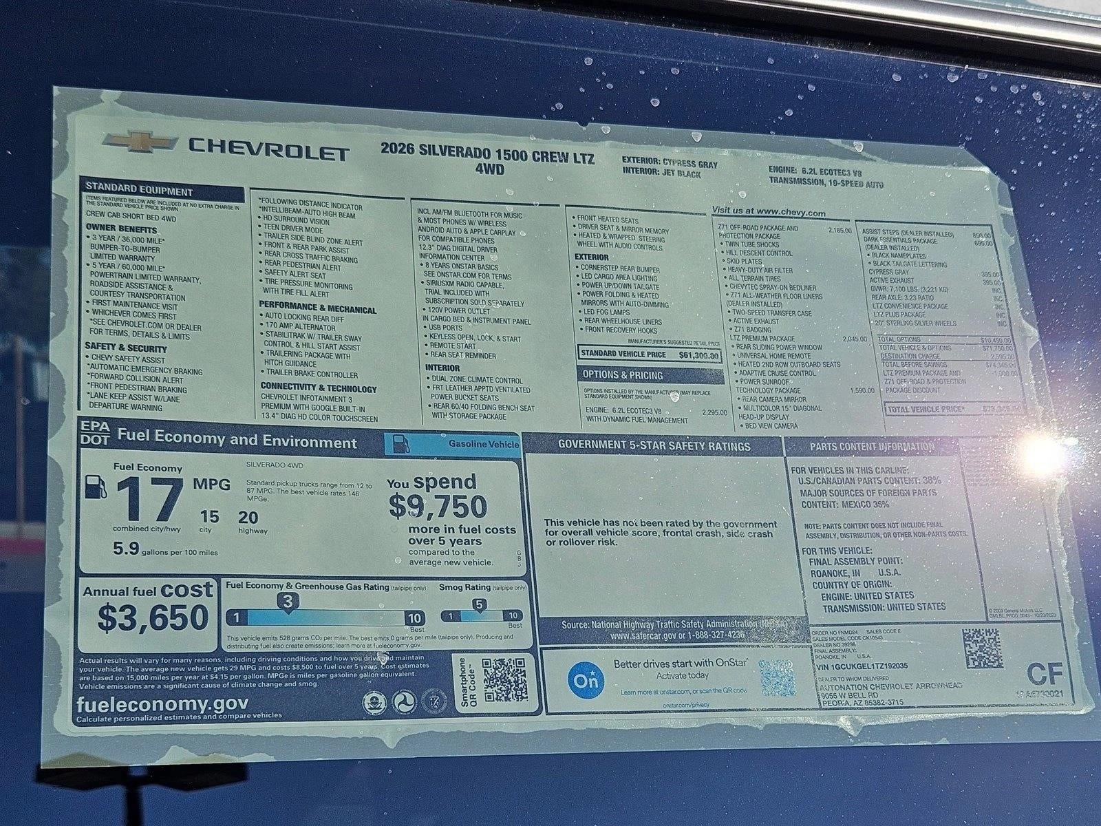 2026 Chevrolet Silverado 1500 LTZ