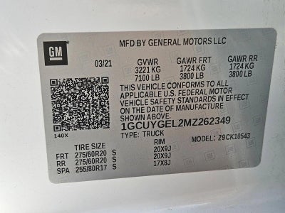 2021 Chevrolet Silverado 1500 LTZ