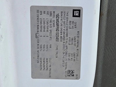 2016 Chevrolet Express Cargo 2500 Base