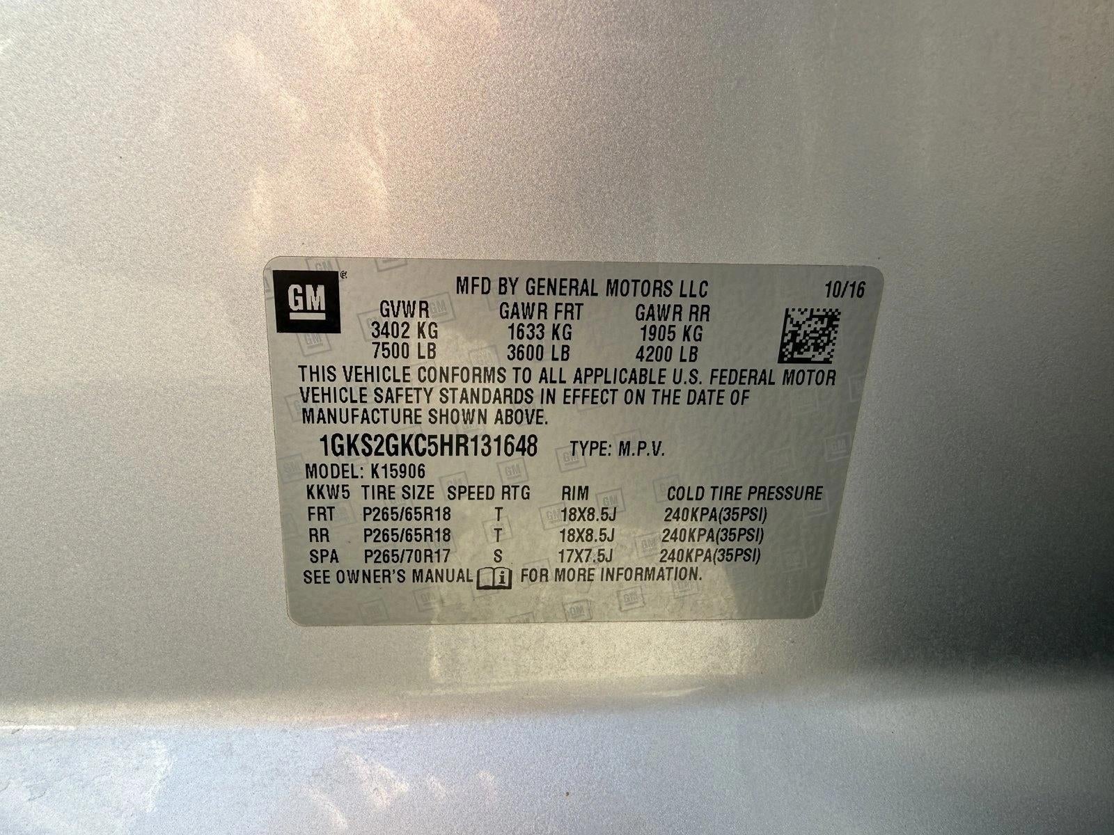 2017 GMC Yukon XL SLT