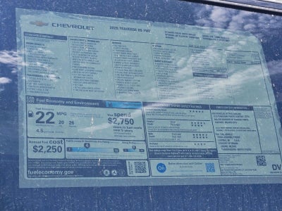2026 Chevrolet Traverse RS
