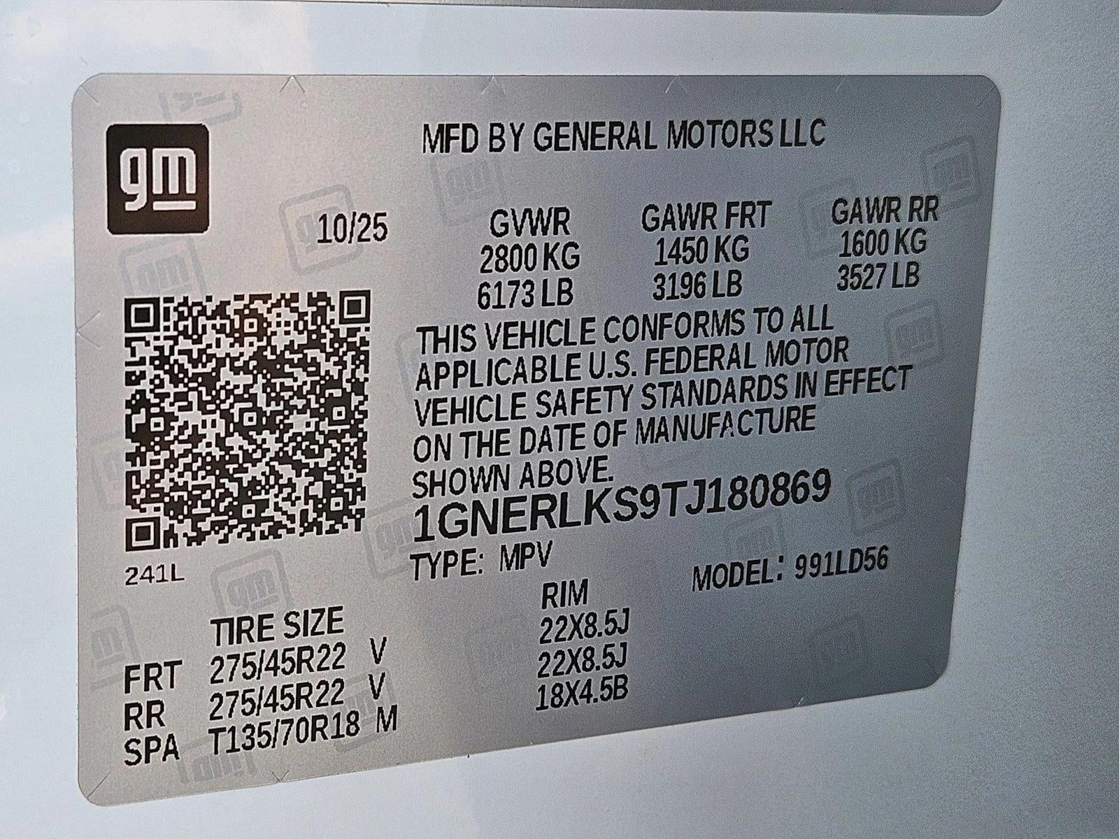 2026 Chevrolet Traverse RS