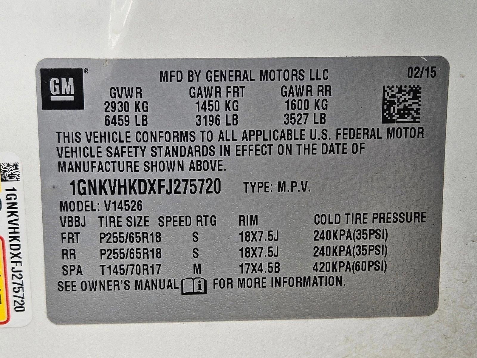 2015 Chevrolet Traverse LT