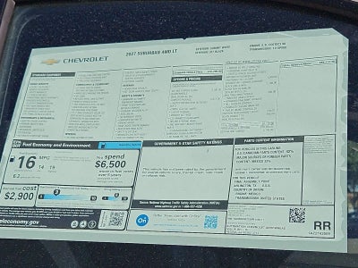 2027 Chevrolet Suburban LT