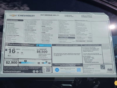 2027 Chevrolet Suburban Z71