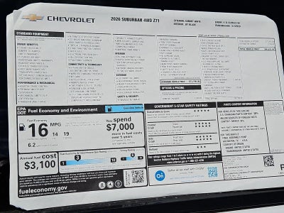 2026 Chevrolet Suburban Z71