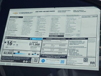 2026 Chevrolet Tahoe High Country