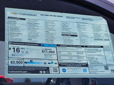 2026 Chevrolet Tahoe High Country