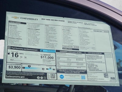 2026 Chevrolet Tahoe High Country