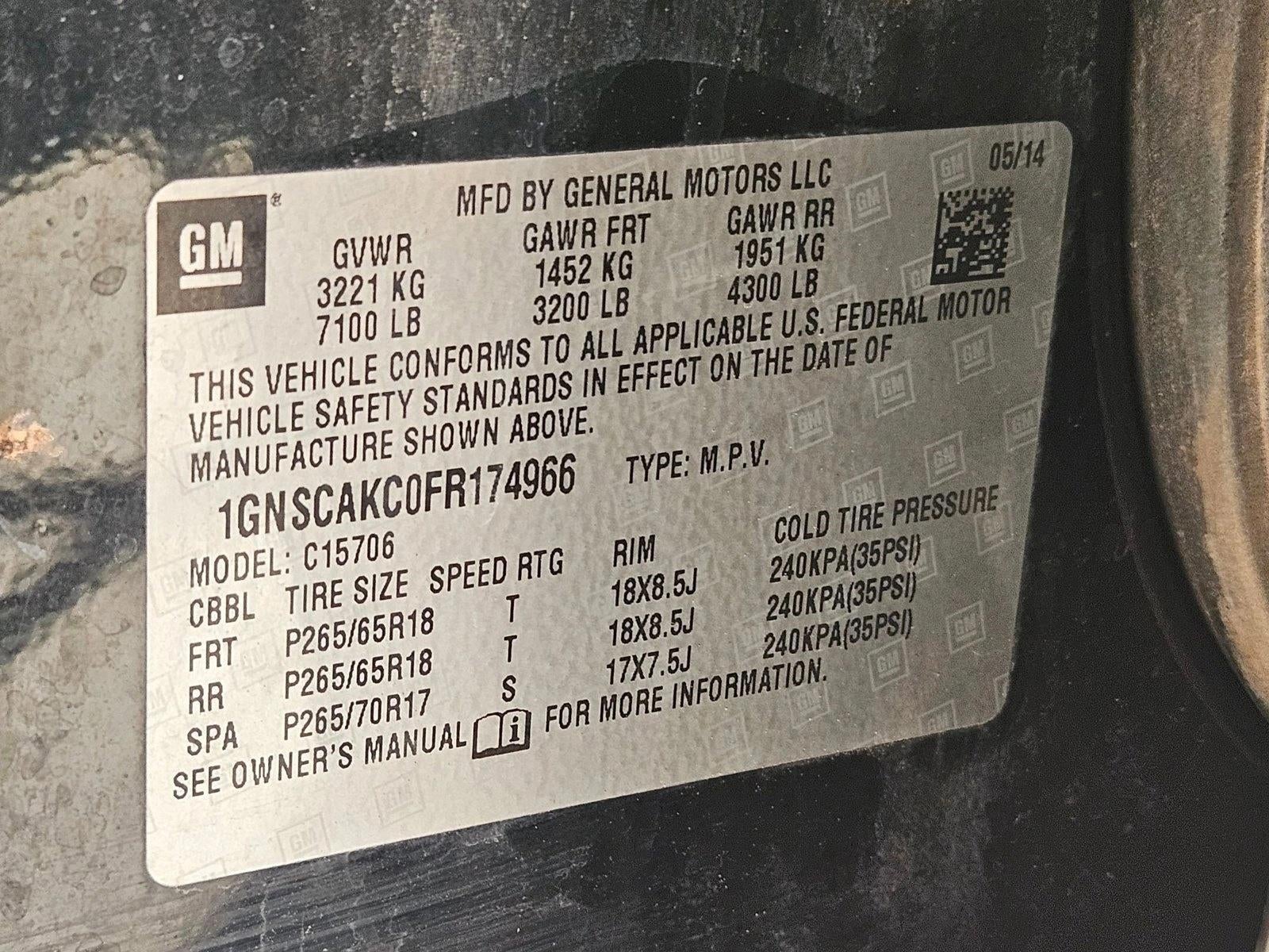 2015 Chevrolet Tahoe LS