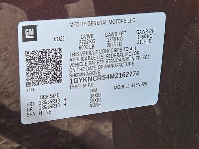 2021 Cadillac XT5 Premium Luxury