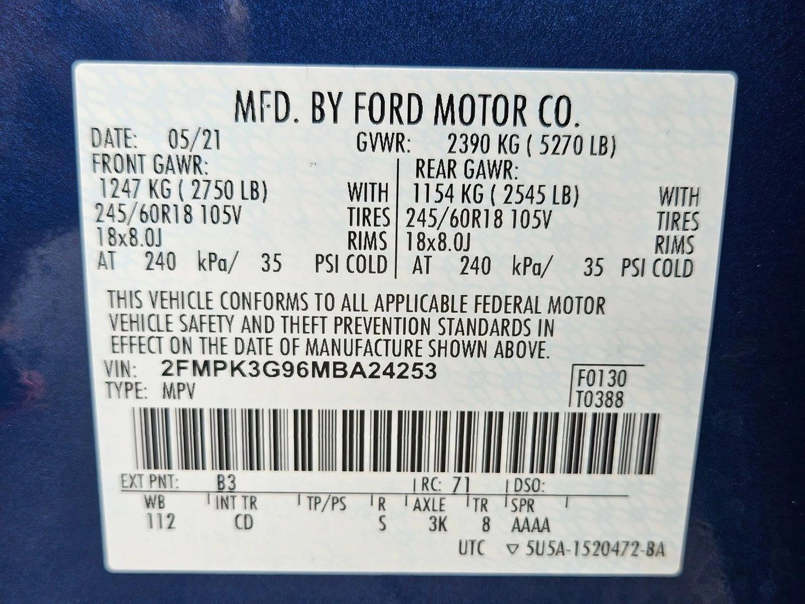 2021 Ford Edge SE