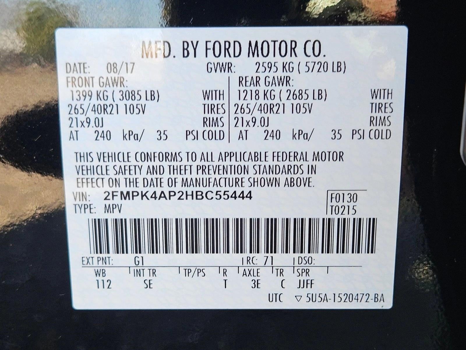 2017 Ford Edge Sport