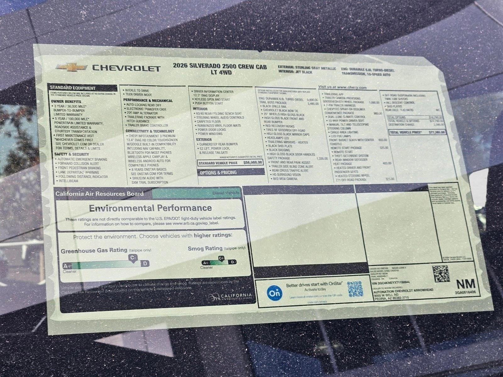 2026 Chevrolet Silverado 2500 HD LT