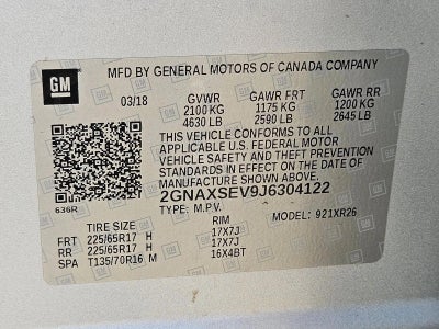 2018 Chevrolet Equinox LT