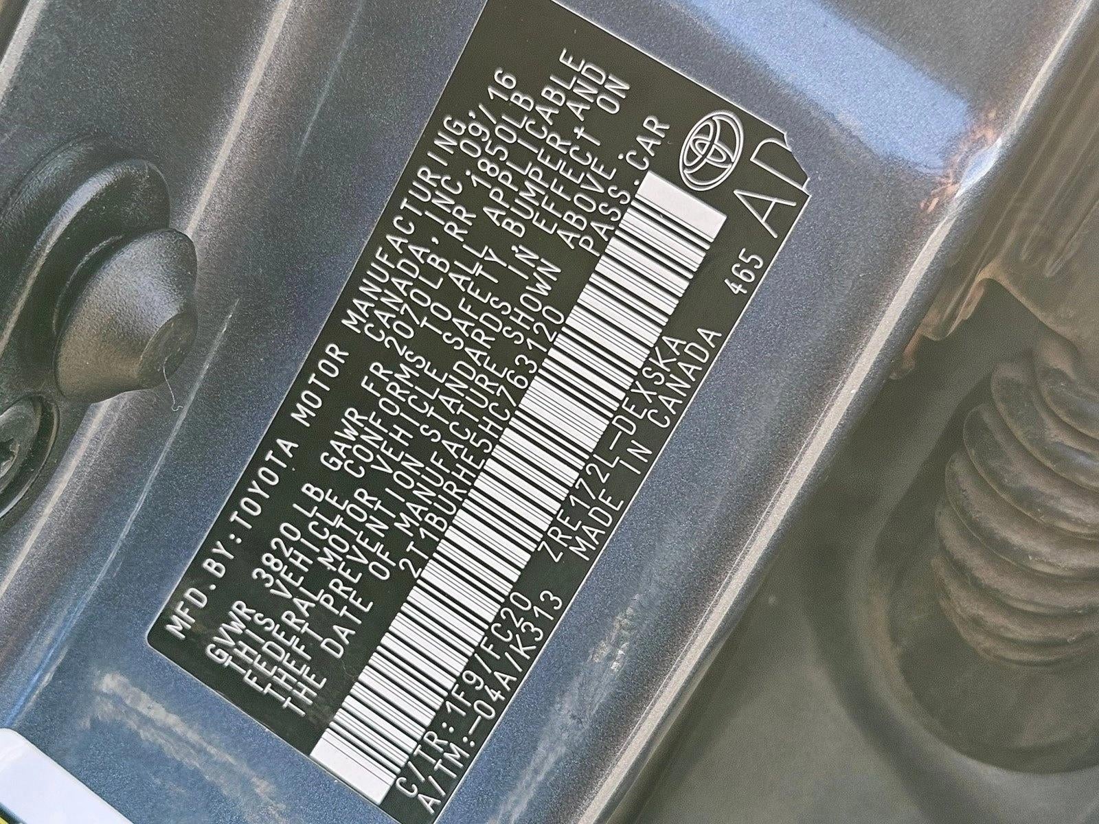 2017 Toyota Corolla L