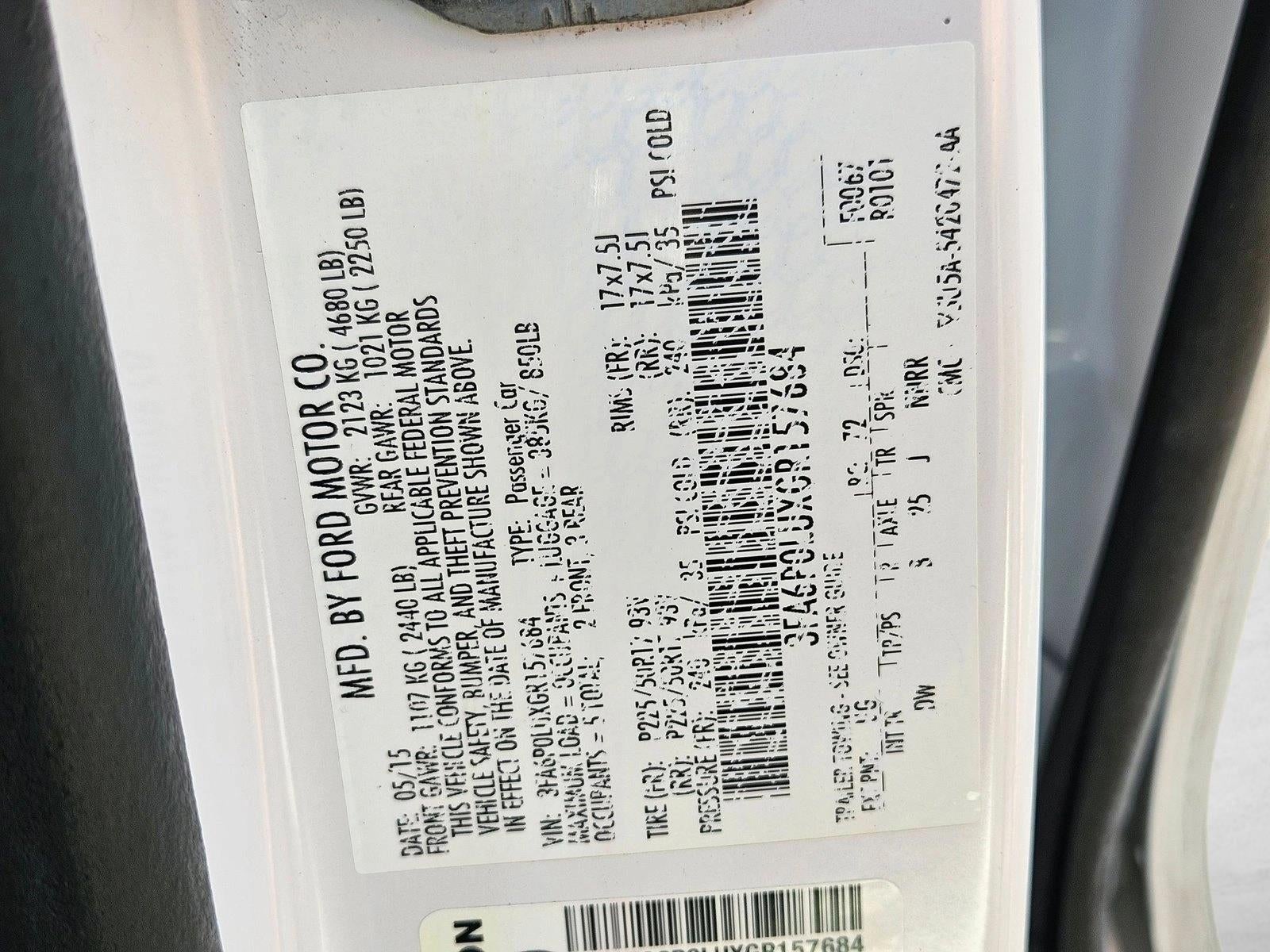 2016 Ford Fusion Hybrid SE