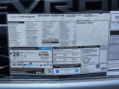 2026 Chevrolet Silverado 1500 WT