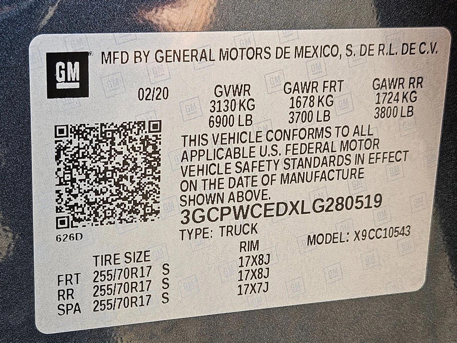 2020 Chevrolet Silverado 1500 LT