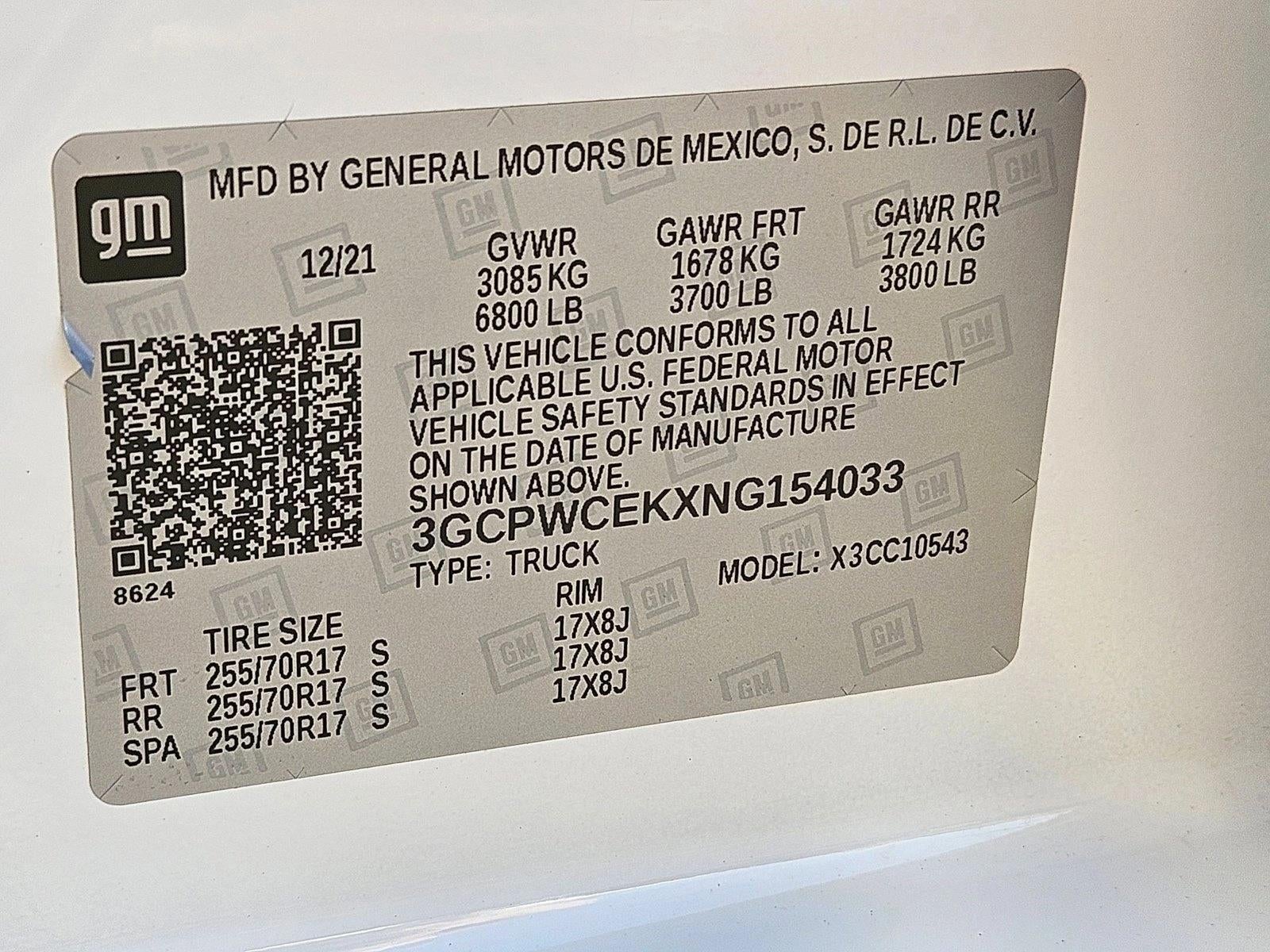 2022 Chevrolet Silverado 1500 LTD LT