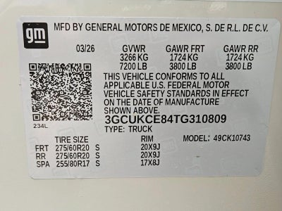 2026 Chevrolet Silverado 1500 Custom Trail Boss