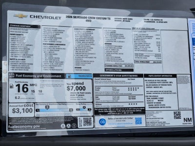 2026 Chevrolet Silverado 1500 Custom Trail Boss