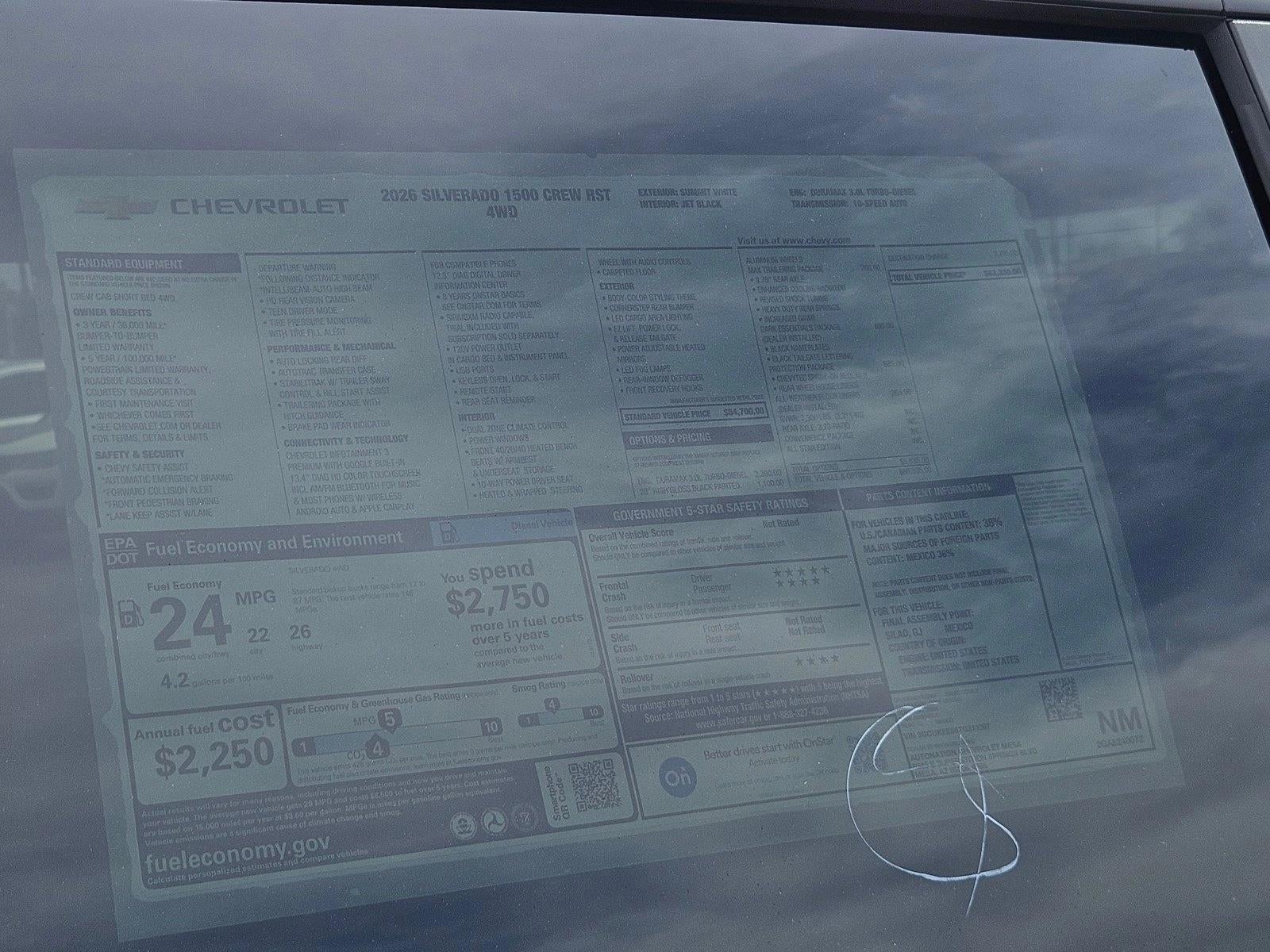 2026 Chevrolet Silverado 1500 RST