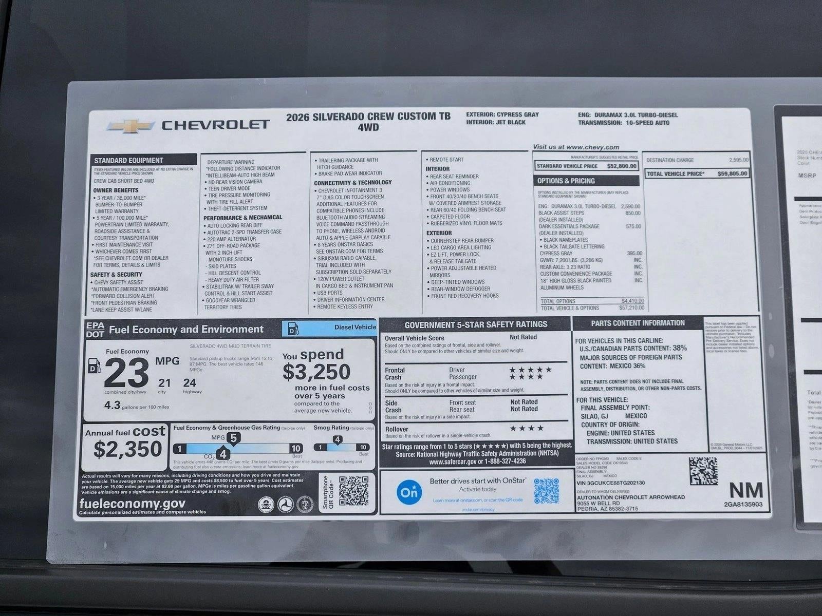 2026 Chevrolet Silverado 1500 LT Trail Boss