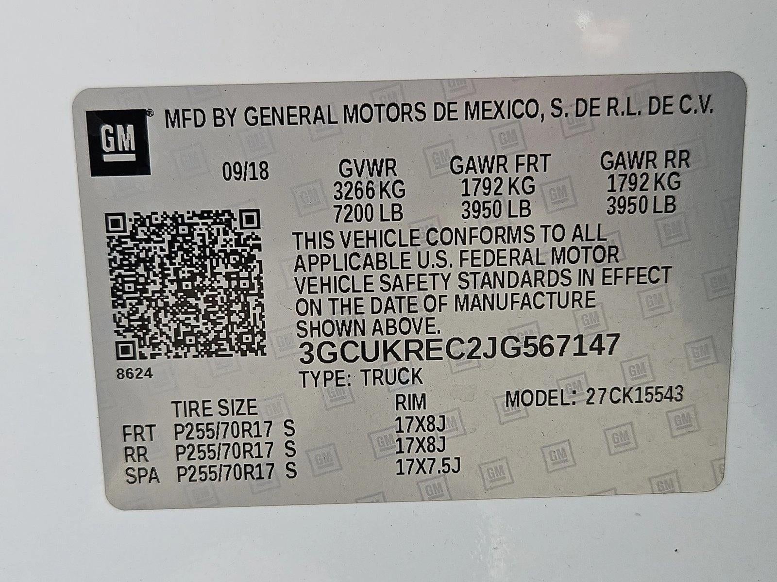 2018 Chevrolet Silverado 1500 LT All Star Edition