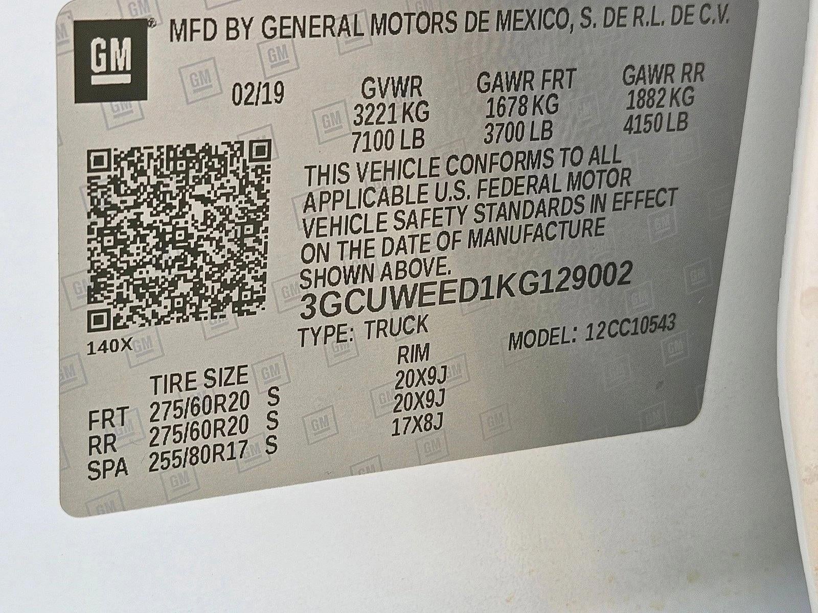 2019 Chevrolet Silverado 1500 LTZ