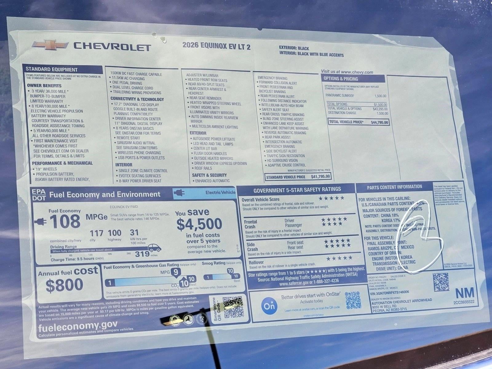 2026 Chevrolet Equinox EV LT