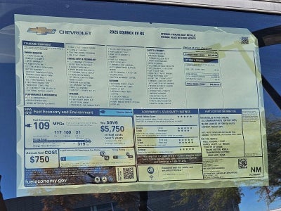 2025 Chevrolet Equinox EV RS