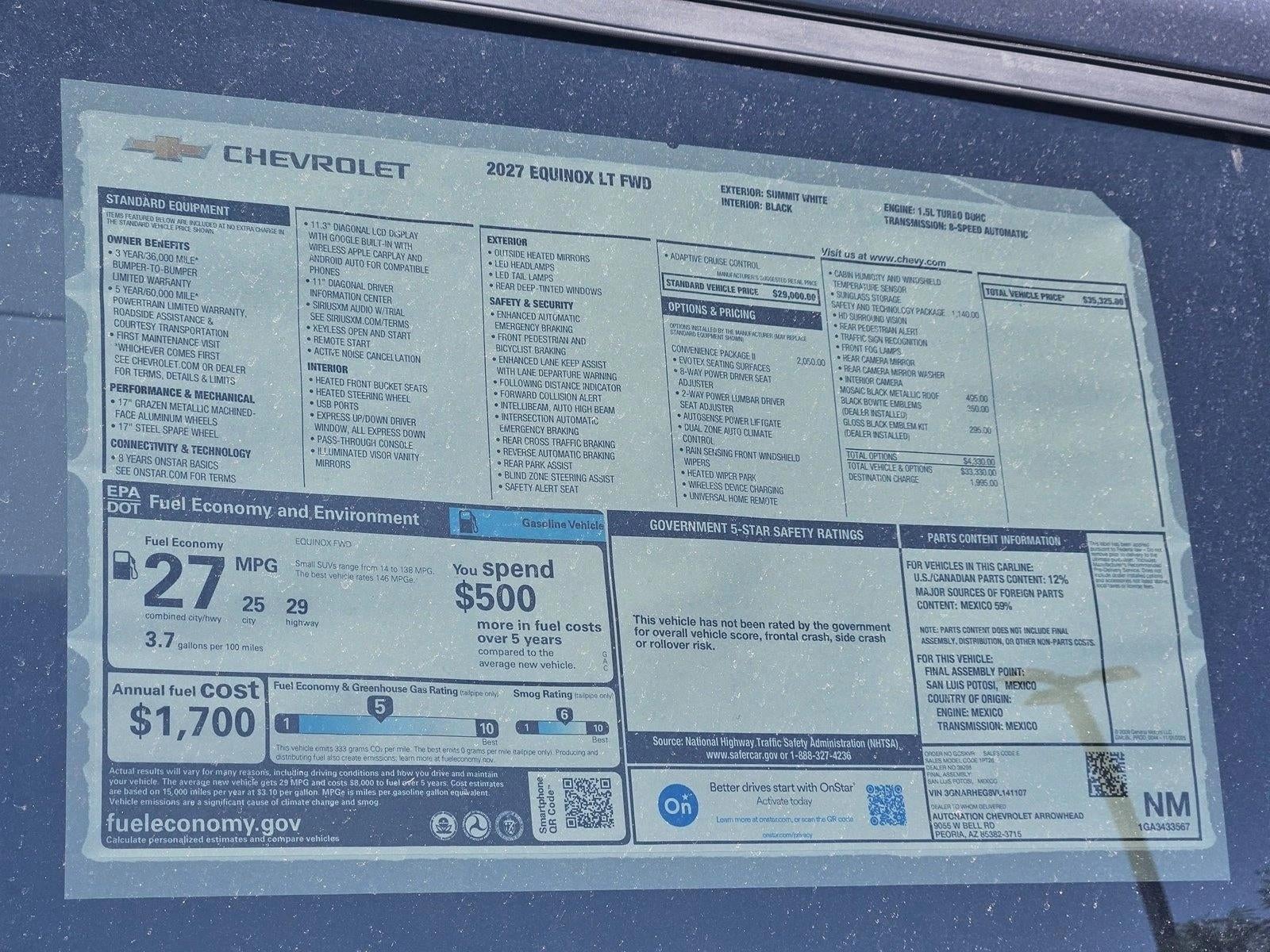 2027 Chevrolet Equinox LT