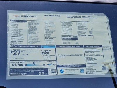 2027 Chevrolet Equinox RS