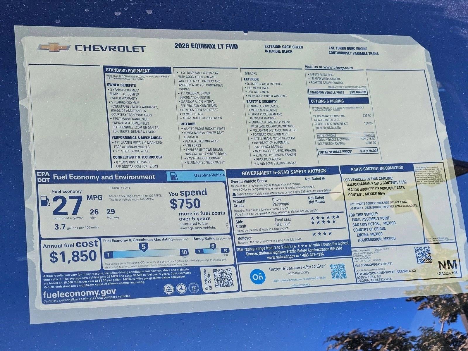 2026 Chevrolet Equinox LT