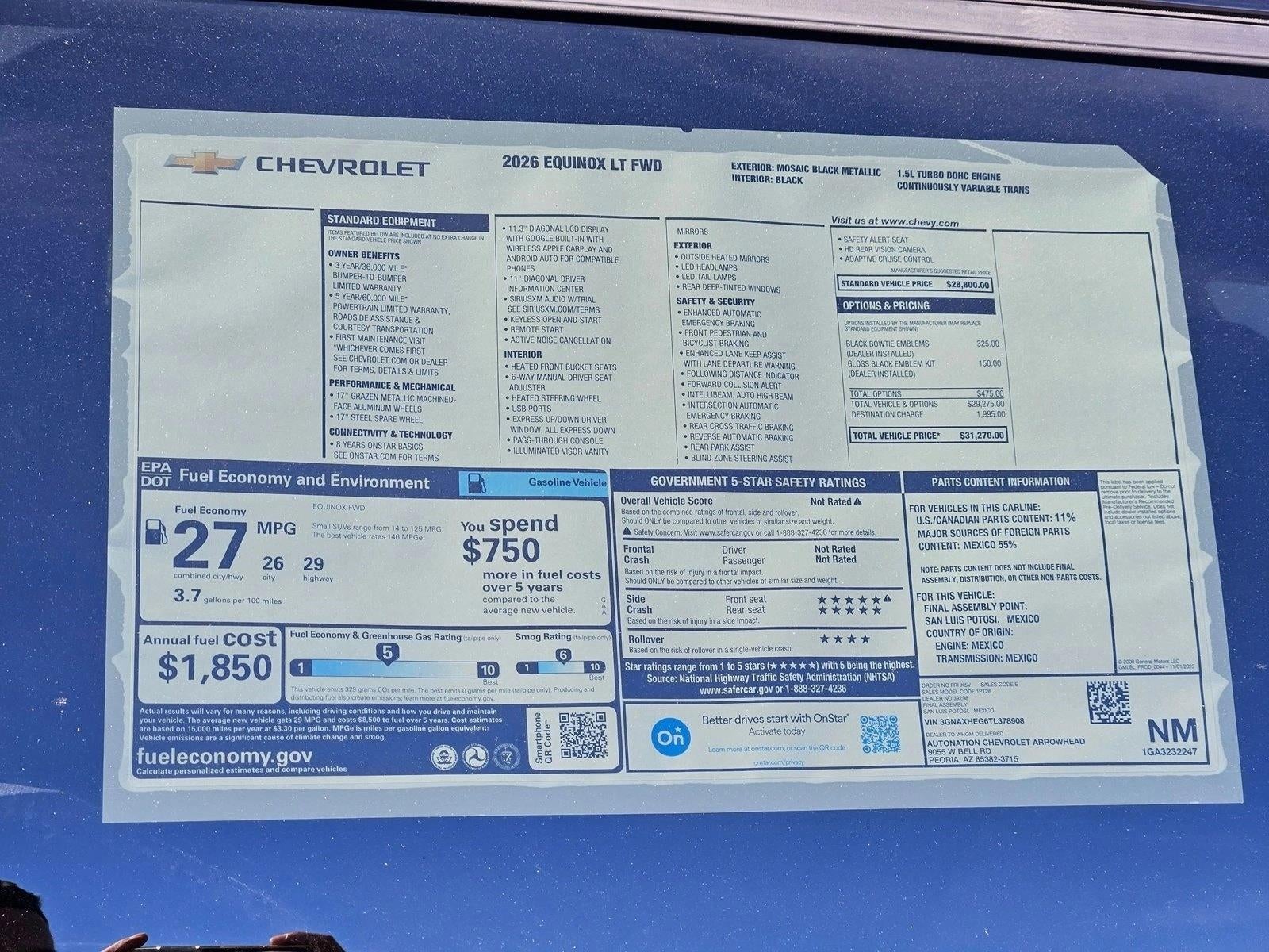 2026 Chevrolet Equinox LT