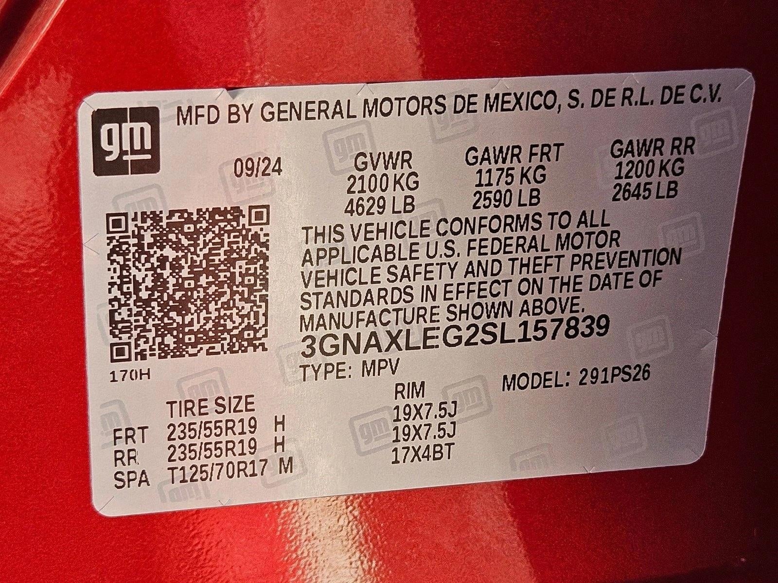 2025 Chevrolet Equinox RS