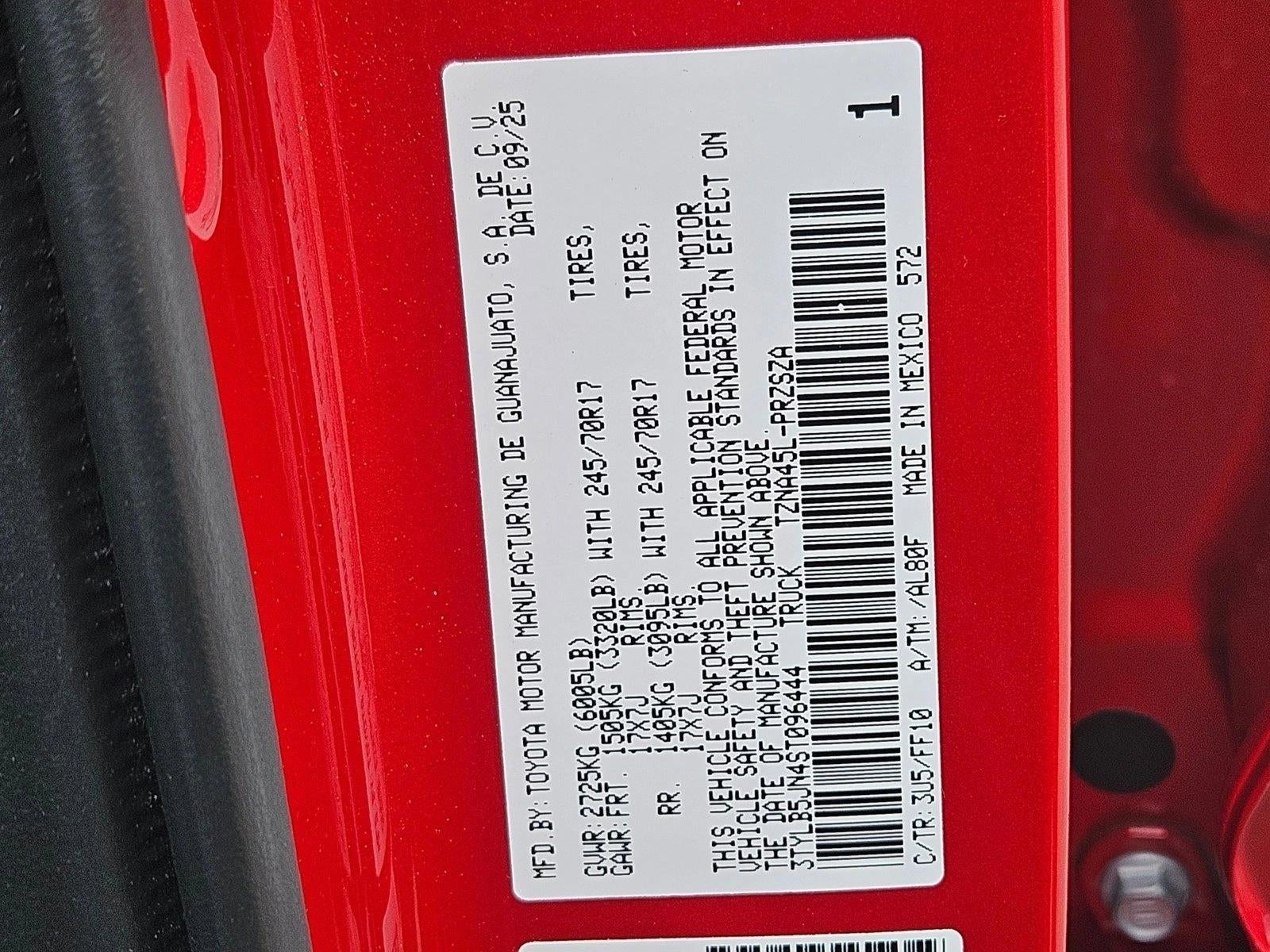 2025 Toyota Tacoma 4WD SR