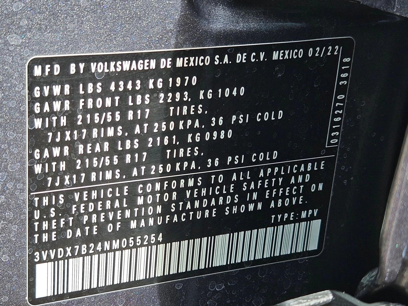 2022 Volkswagen Taos S