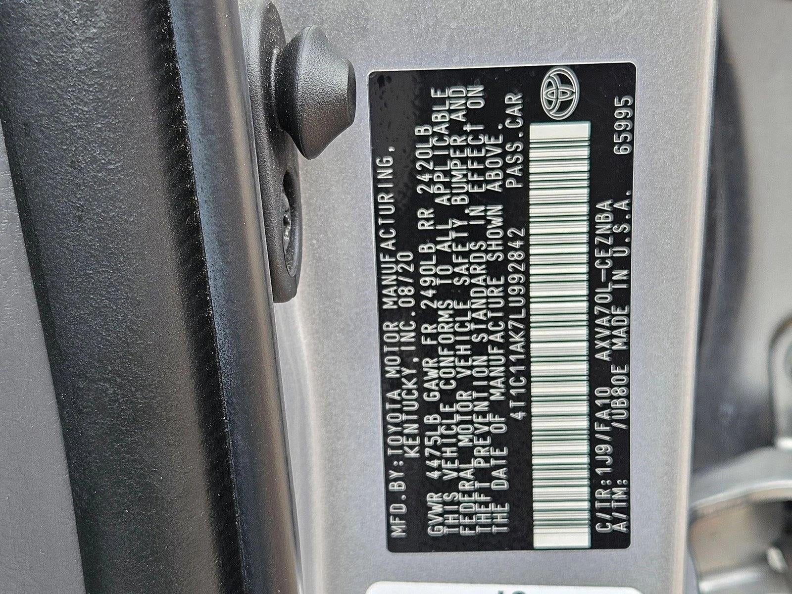 2020 Toyota Camry LE