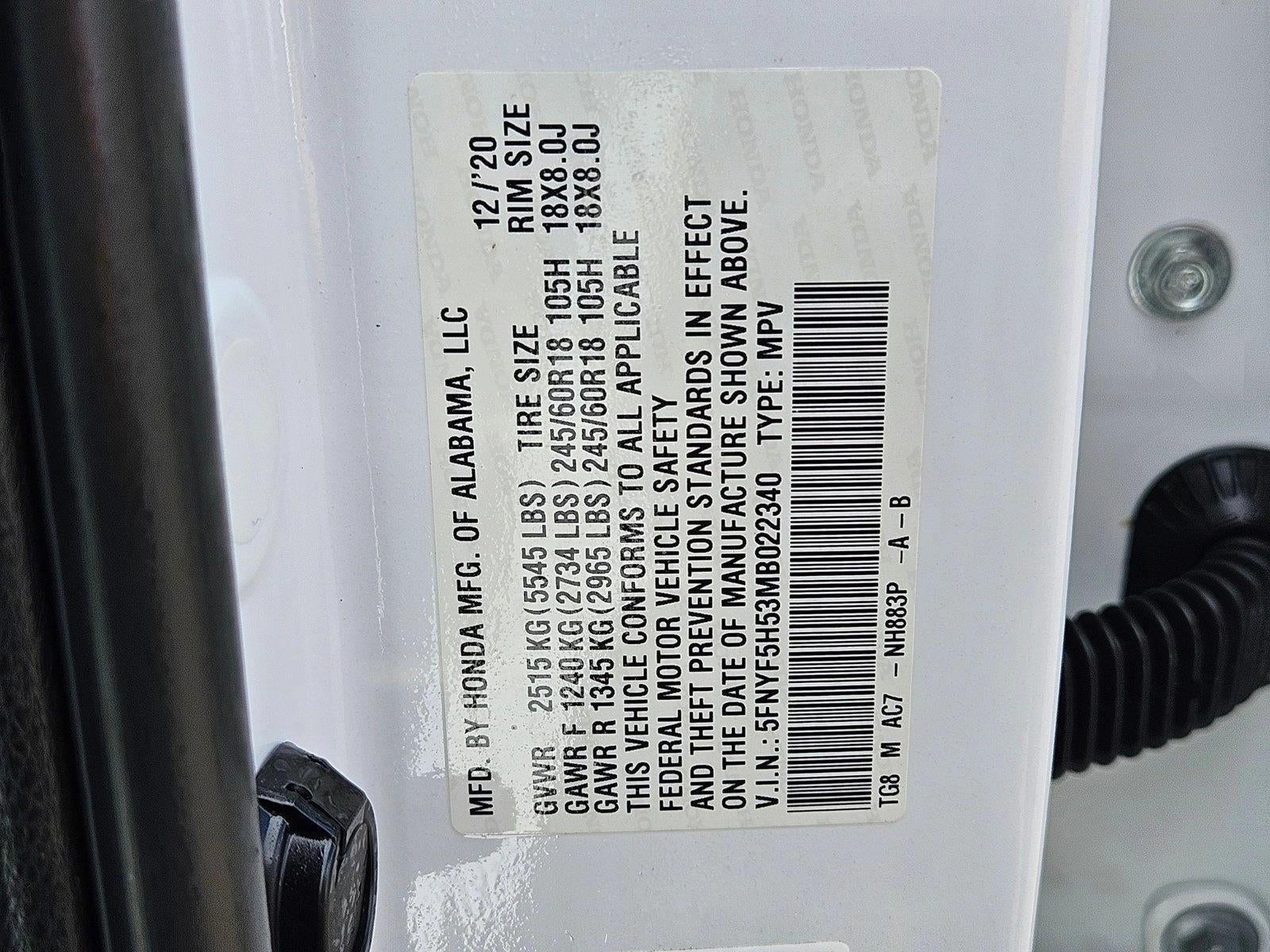 2021 Honda Pilot EX-L