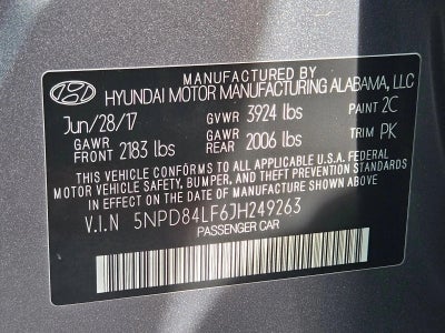 2018 Hyundai Elantra SEL